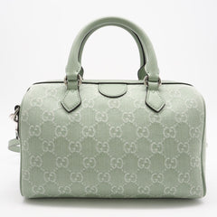 GUCCI Ophidia GG Canvas Small Boston Bag 772061 Handbag Green Women's — New - Store Return