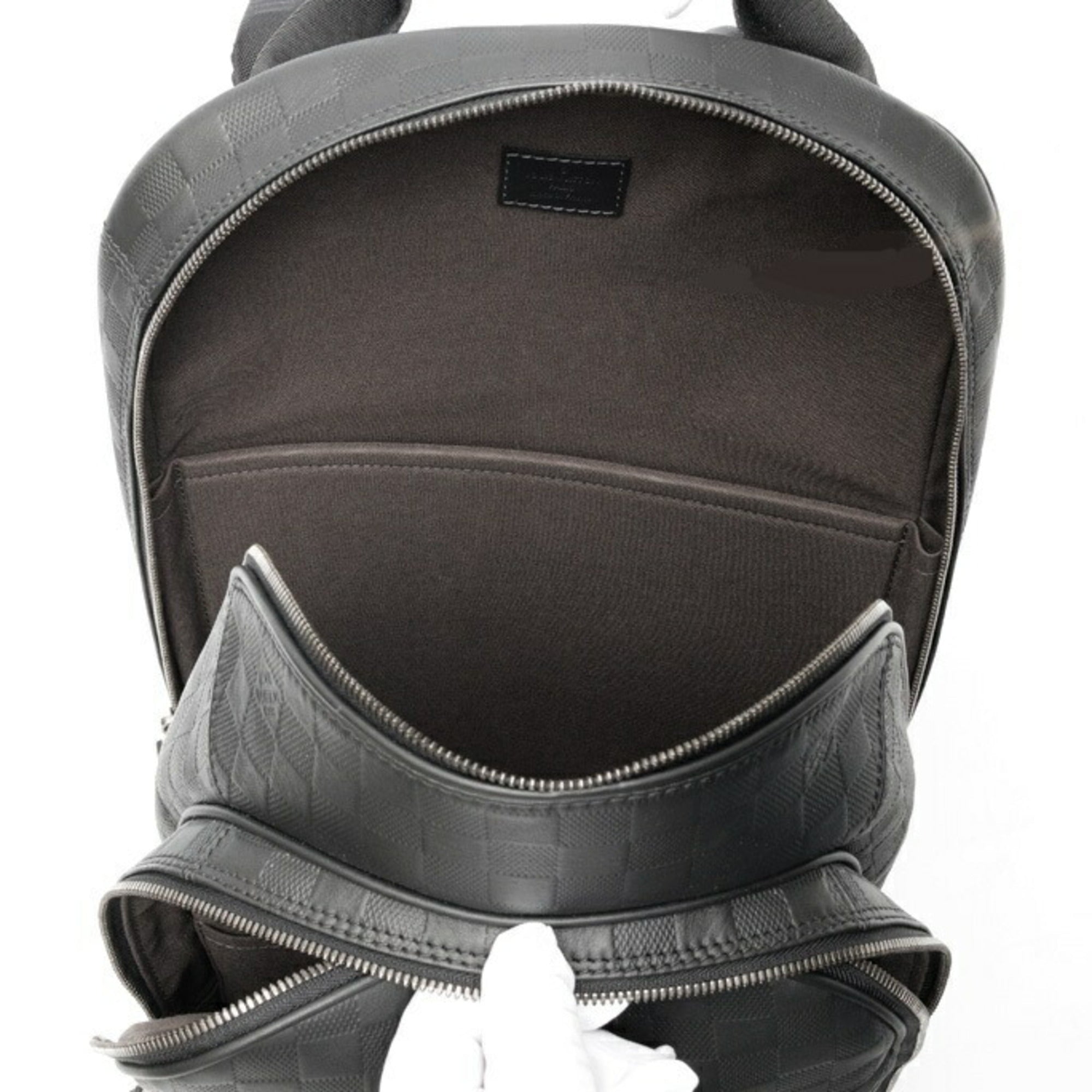 Louis Vuitton Michael Backpack N41330, Damier Infini Leather, Black — Like New