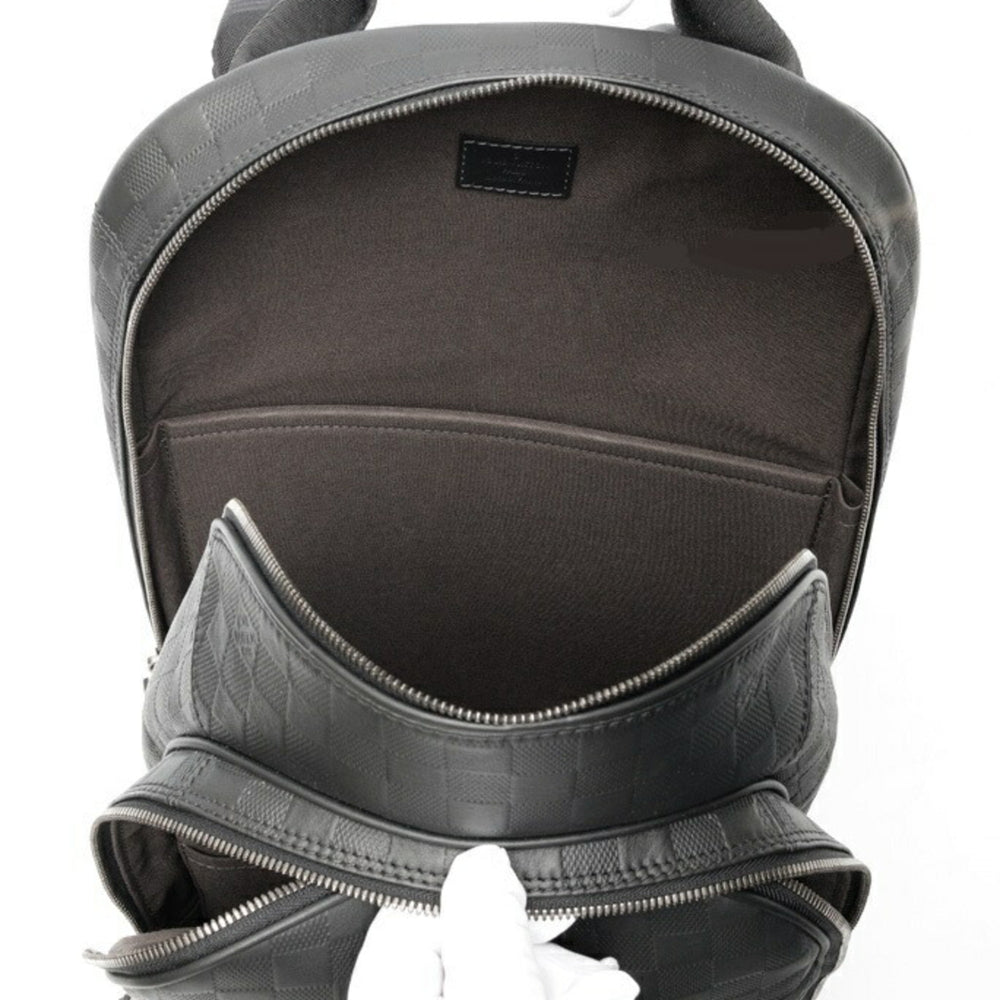 Louis Vuitton Michael Backpack N41330, Damier Infini Leather, Black — Like New