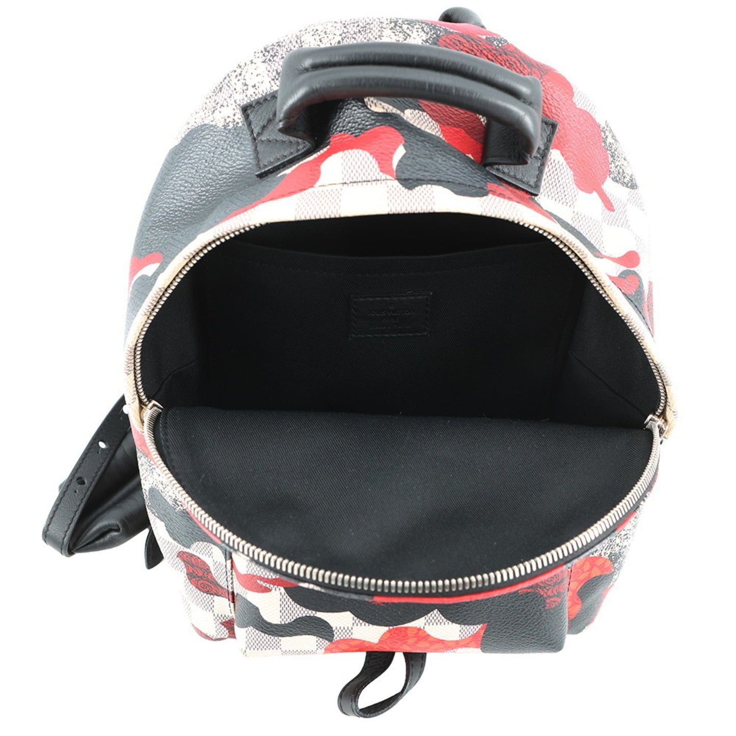 Louis Vuitton Damier Azur Palm Springs Backpack PM N41059, a collaboration with Kansai Yamamoto