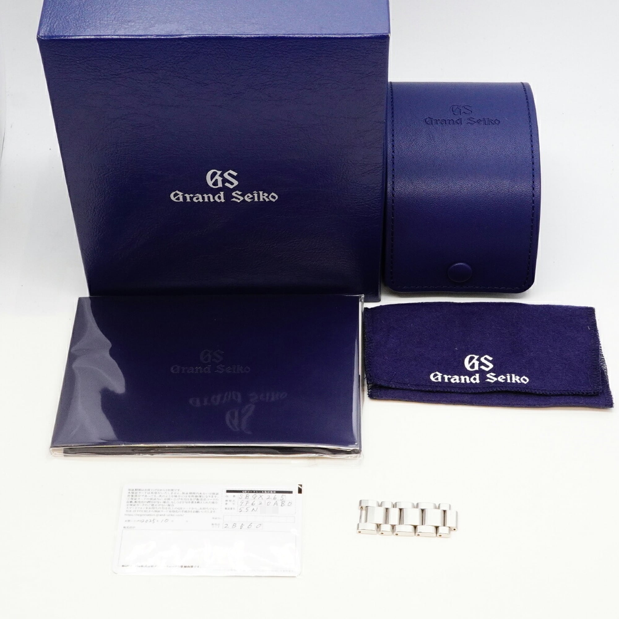 Seiko Grand Heritage Collection SBGX265 9F62-0AB0 Blue Dial Men's Watch — Good