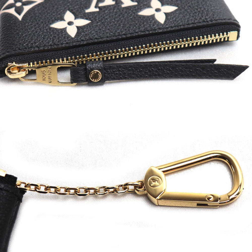 LOUIS VUITTON Louis Vuitton Pochette Cle Coin Case, Two-Tone Empreinte, M80885, Women's — New - Store Return