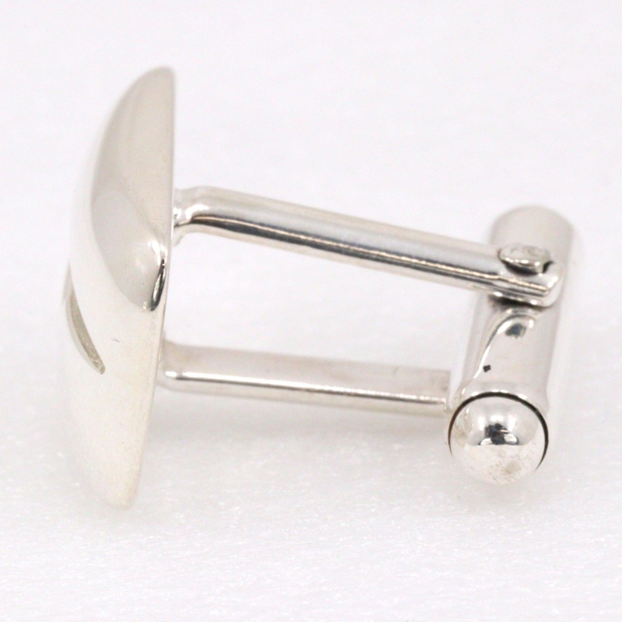 Gucci G logo cufflinks silver 925 made in Italy men's — Like New