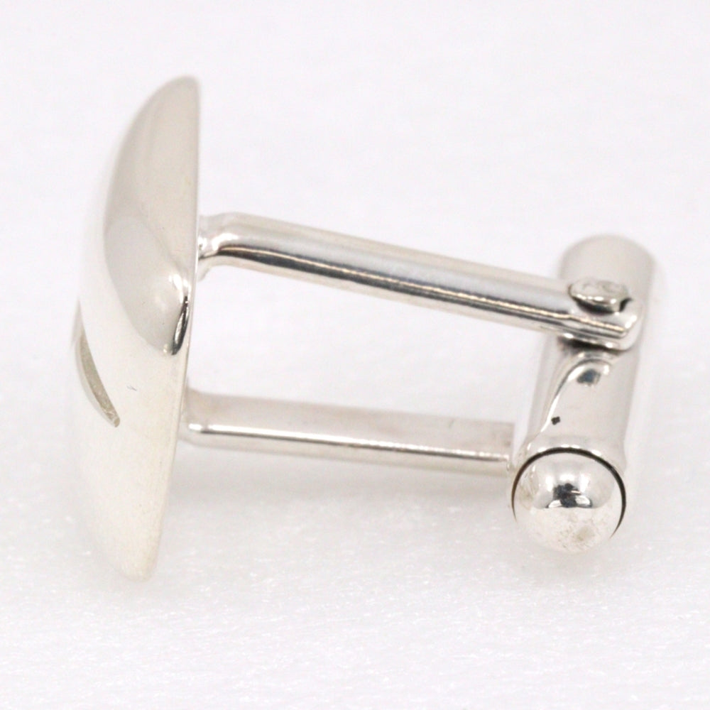 Gucci G logo cufflinks silver 925 made in Italy men's — Like New