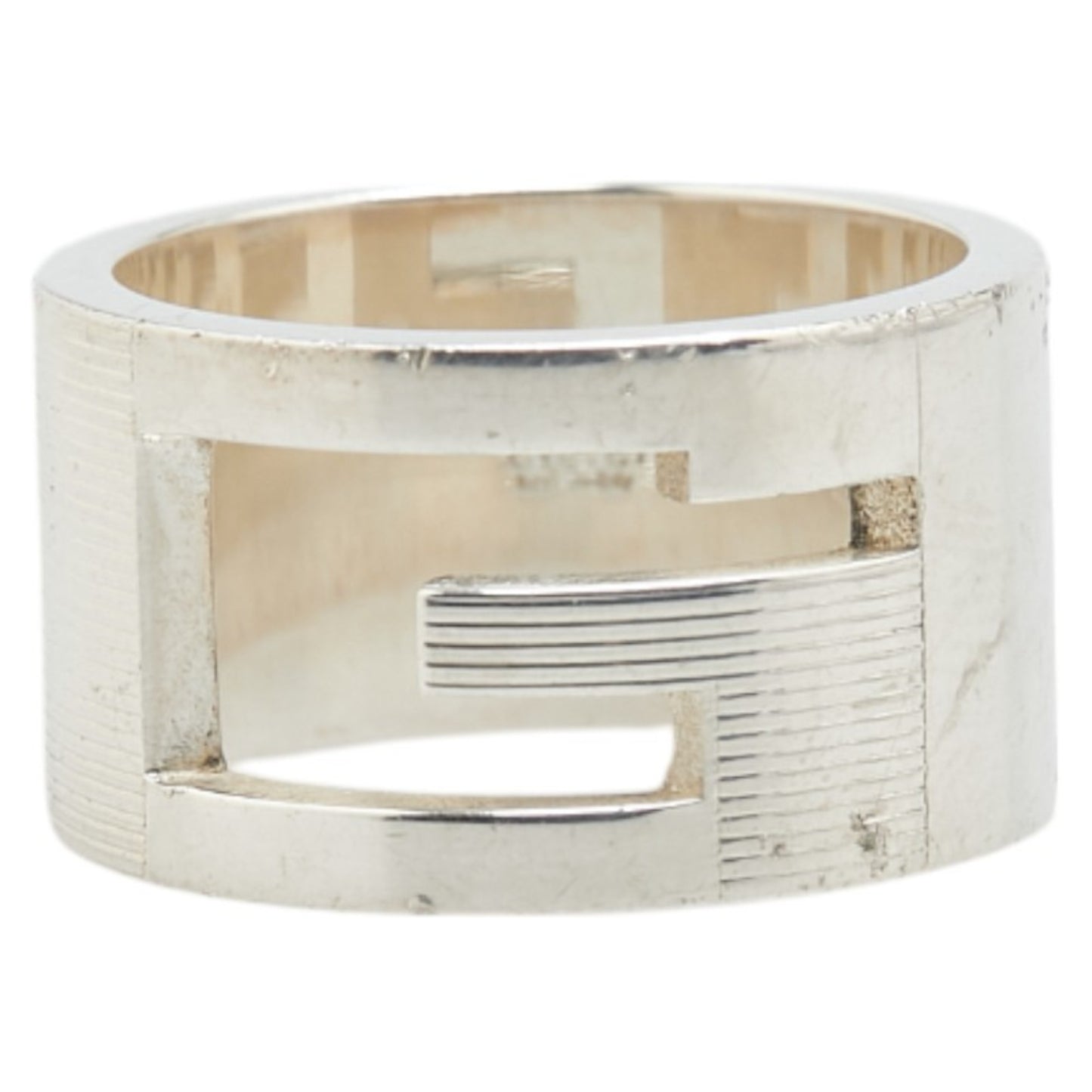 Gucci Branded G Ring #15 SV925 Silver Women's GUCCI
