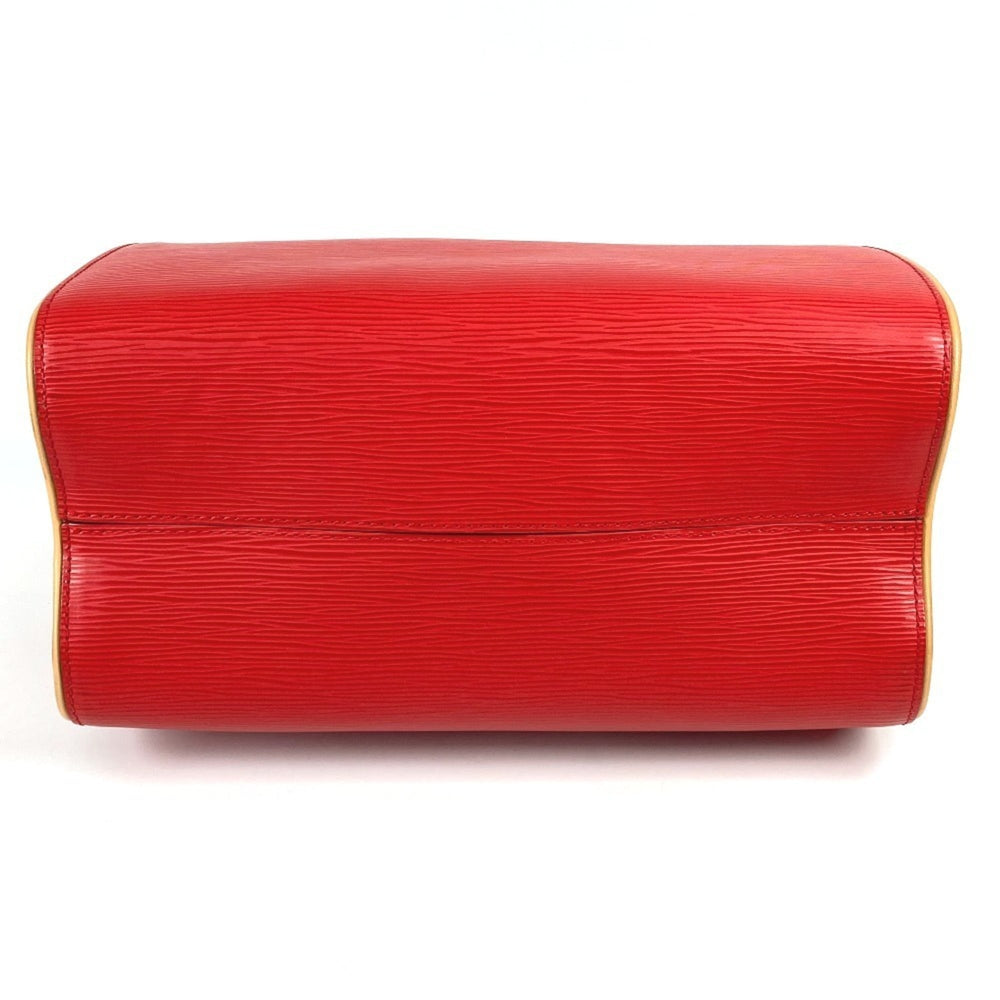 LOUIS VUITTON M93246 Epi Dock PM 2-Way Bag, Shoulder Mini Boston Handbag, Leather, Women's, Red — Like New