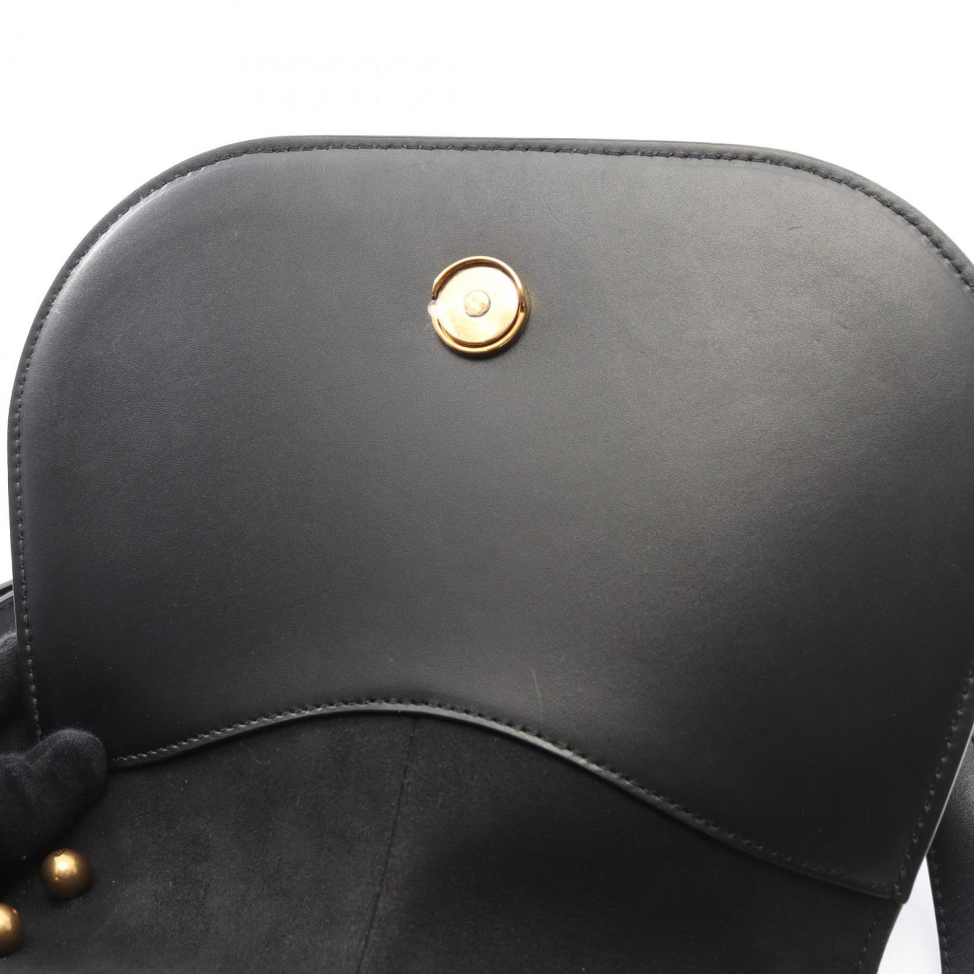 Fendi Camon Medium Shoulder Bag/Handbag in Black Leather (8BT366)