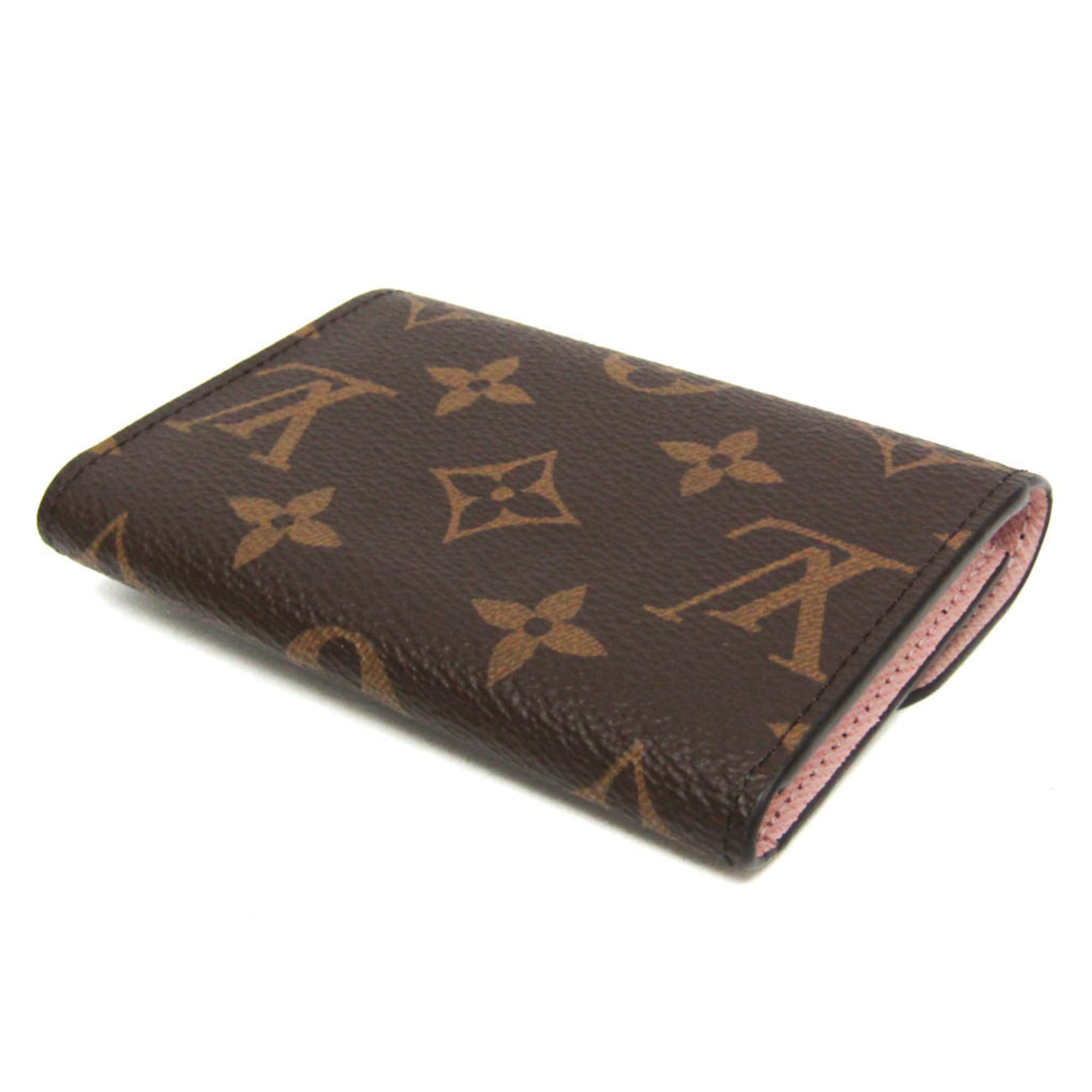 Louis Vuitton Damier Rosalie Coin Purse N64423 Women's Damier Canvas Coin Purse/coin Case Brown,Rose Ballerine