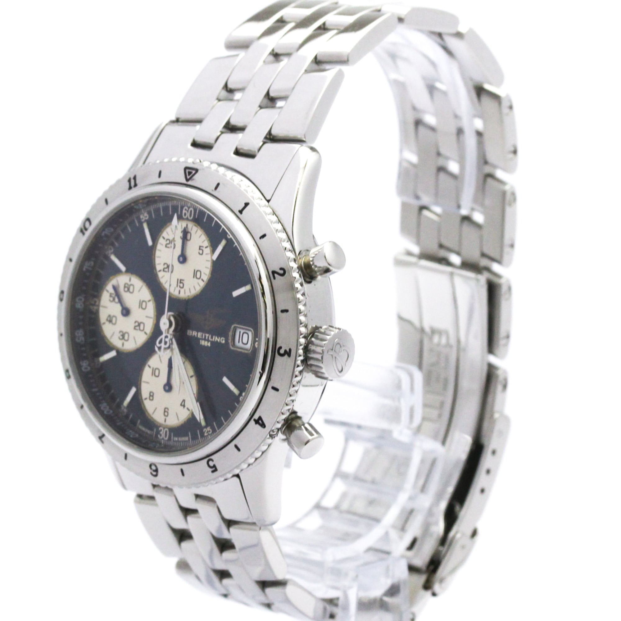 BREITLING Navitimer Aviastar Steel Automatic Watch A13023 Polished — Very Good