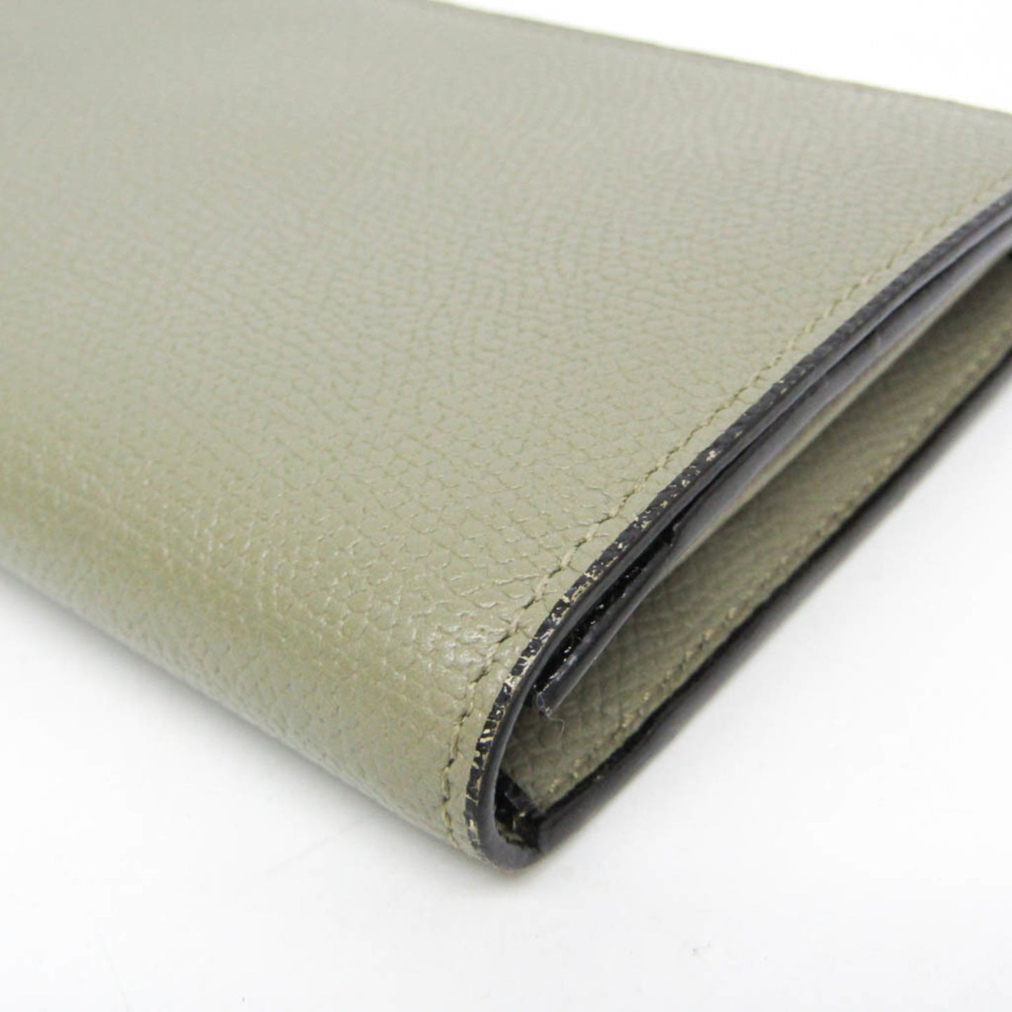 Valextra Women's Leather Long Wallet (bi-fold) Green