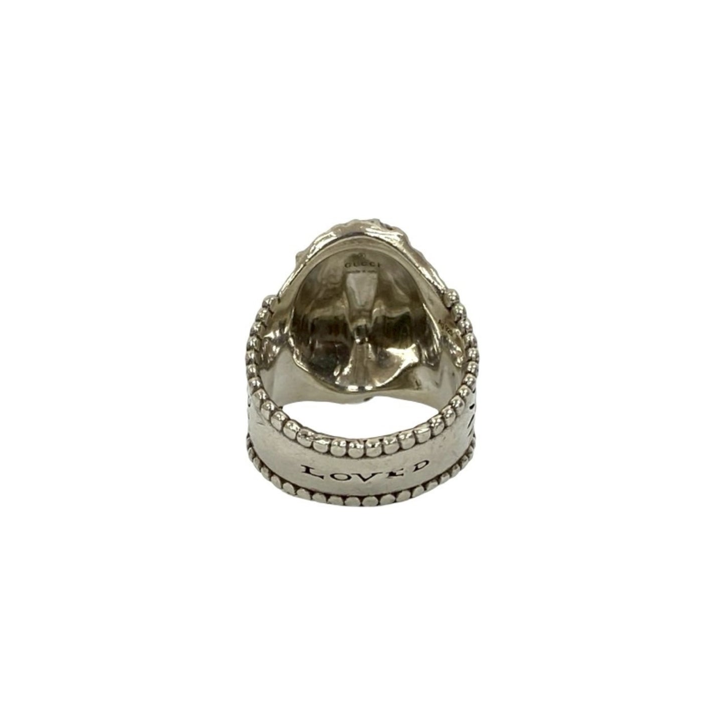 GUCCI Anger Forest Eagle Head Motif Silver 925 Ring, Accessory, 41082