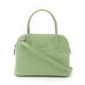 Hermes Hermès Bolide 27 Vert Cricket handbag, Epsom leather, women's, green