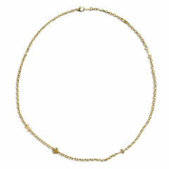LOUIS VUITTON M02740 Chain LV Yours Monogram Flower Necklace Gold Made in Italy Men's Comes with Box and Dust Bag Highly Recommended ◎ — Like New