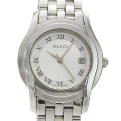 Gucci 5500L Stainless Steel Quartz Analog Watch with Silver Dial for Women — Good