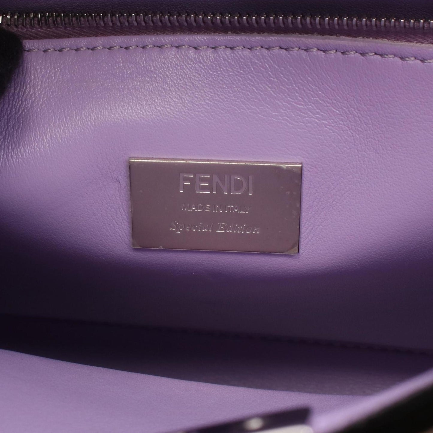 Fendi Peekaboo Essential Handbag, Leather, Women's, Brown