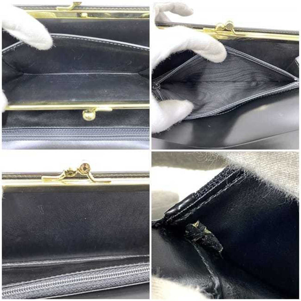 Celine Bi-fold Long Wallet f-21899 Black Brown Macadam DF 0P227 300 00 PVC Leather M/00/1 CELINE Flap with Clasp