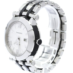 TIFFANY Atlas Steel Rubber Automatic Watch Z1000.70.12A10A00A Polished — Very Good