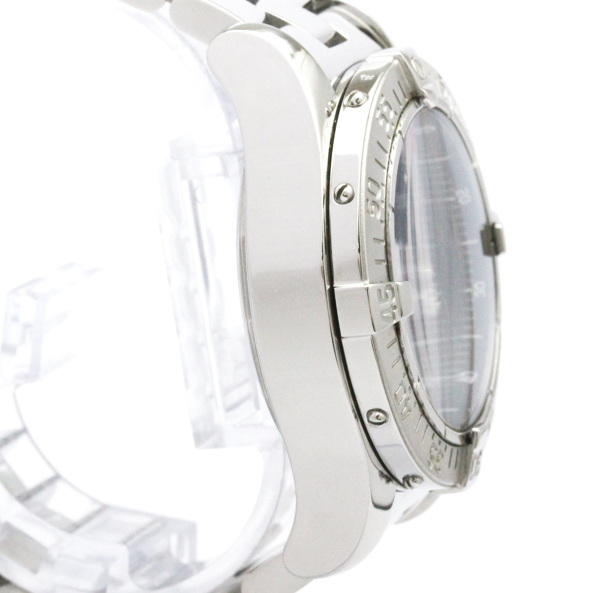 BREITLING Chrono Super Ocean Steel Automatic Mens Watch A13340 Polished — Very Good