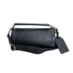 Louis Vuitton Soft Polochon PM Epi Leather Handbag, M24324, Black — Like New