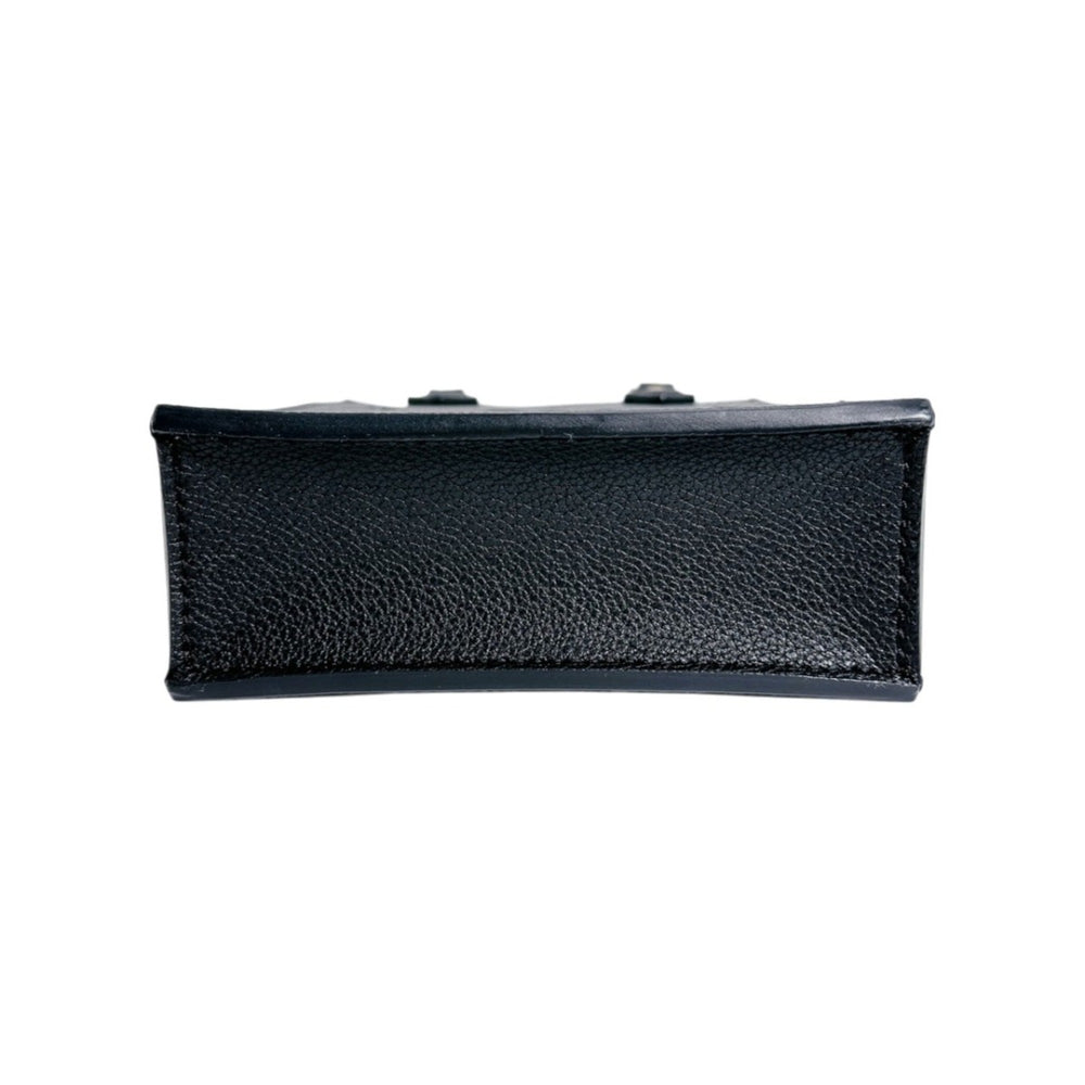 Louis Vuitton Monogram Petite Sac Plat Shoulder Bag, Empreinte, M81417, Black — Like New