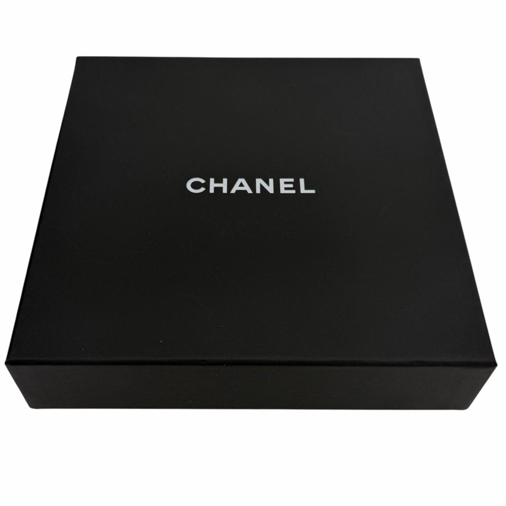 CHANEL (Chanel) 2023 Model B23S Coco Mark Ribbon Rhinestone Choker Necklace, Pink and Silver, with Box, Made in Italy, Women's — Like New