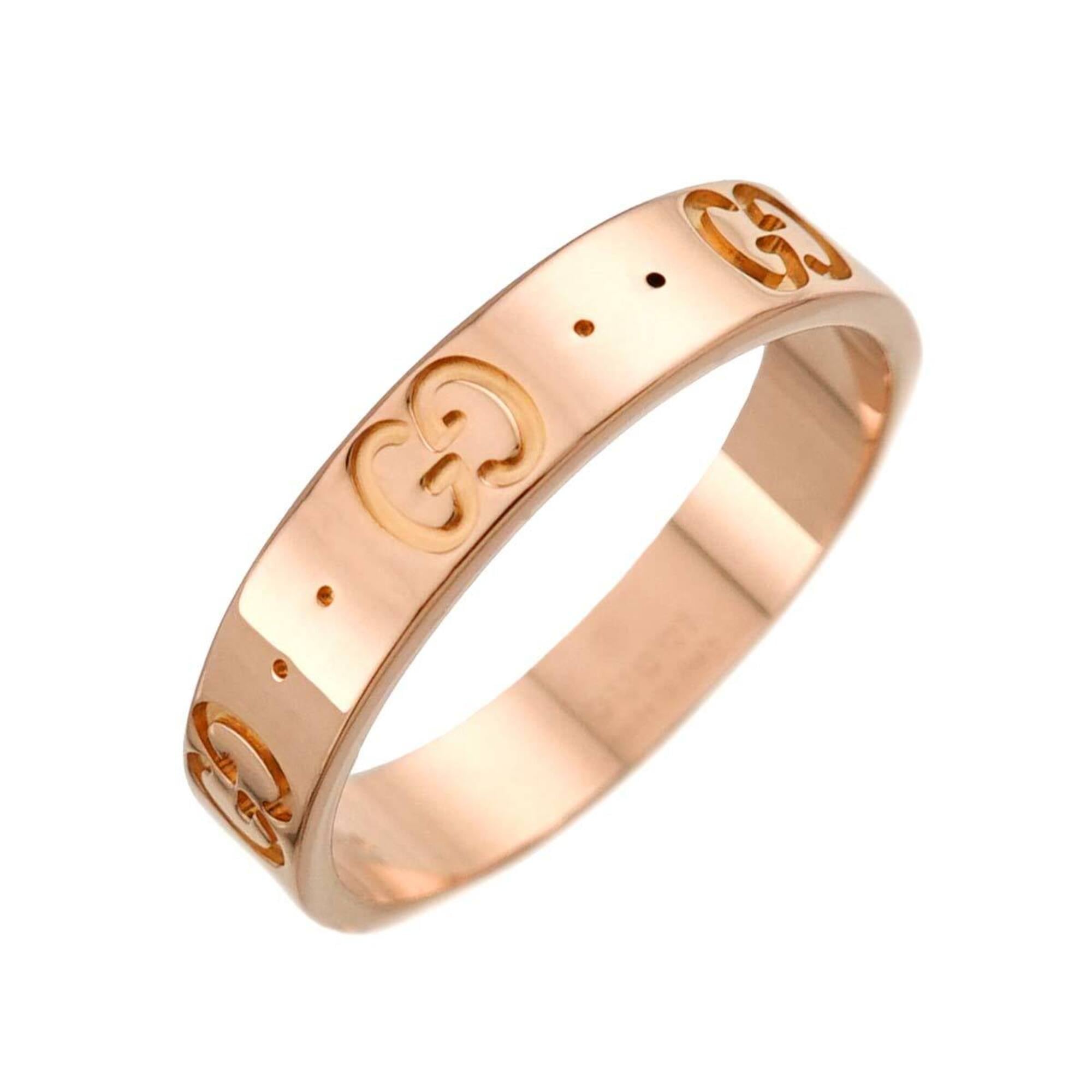 Gucci Icon Ring #13, 18K PG Pink Gold 750 — Like New