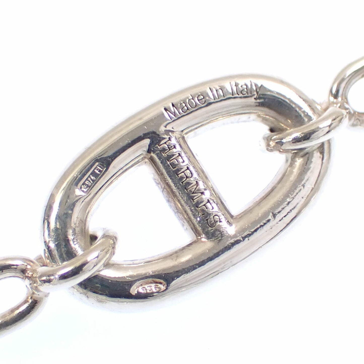 Hermes Hermès Farandole Bracelet for Women, SV925, 24.8g, Silver, Chaine d'Ancre, A2246171