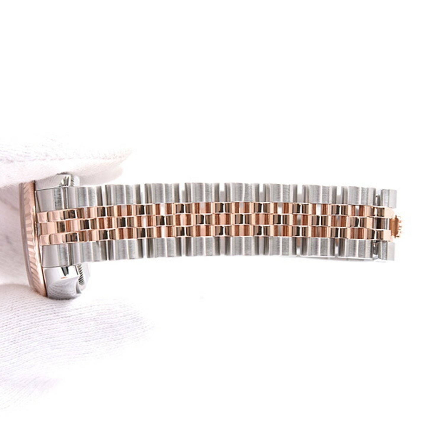 Rolex Watch Ladies Datejust 10P Diamond D Series Automatic Gold Dust Shell Dial SS x PG ROLEX 179171NG