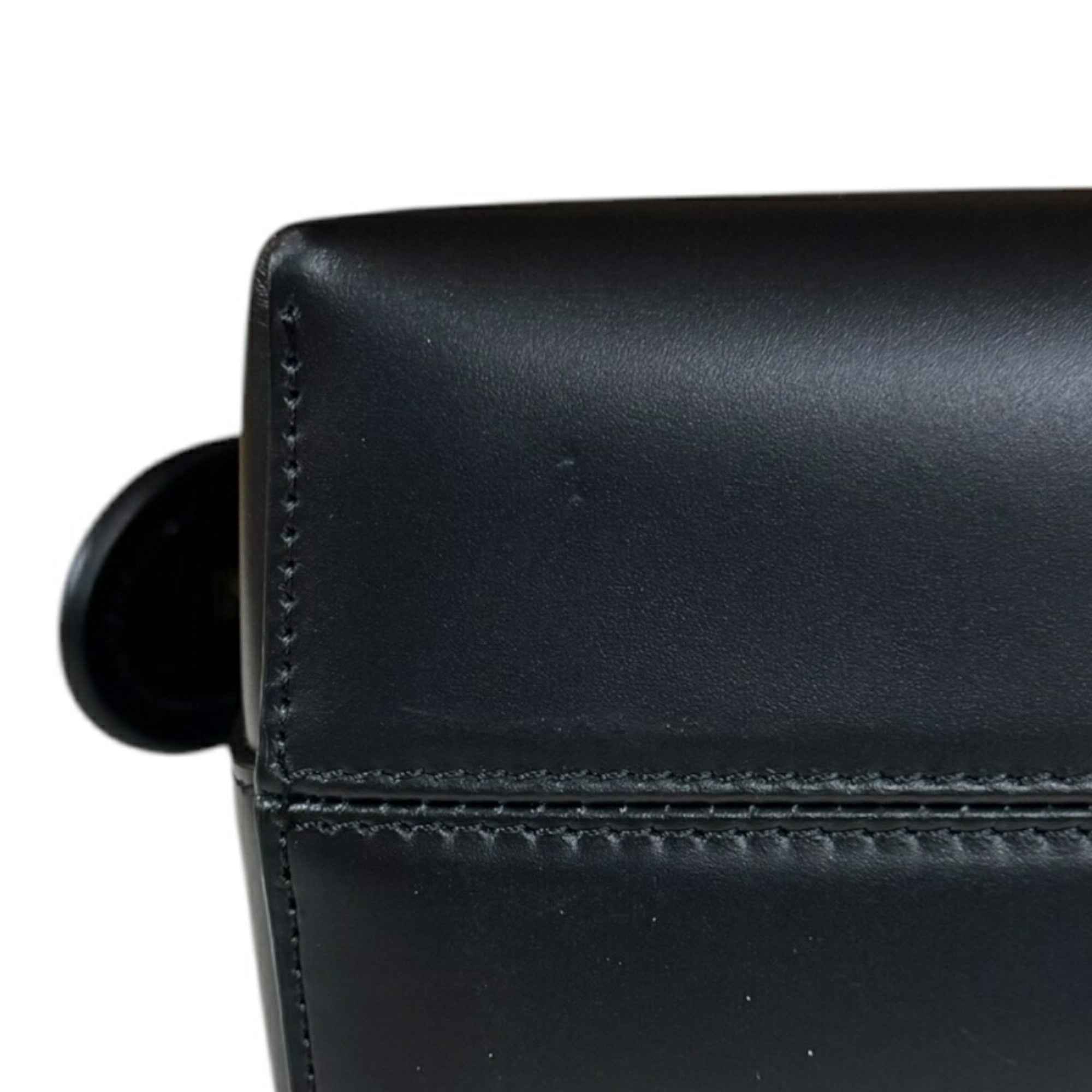 Fendi By The Way Shoulder Bag Leather 8BS067 Black Women's FENDI 2way