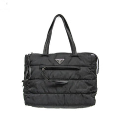 Prada TESSUTO BOMBER 1BG059 Women's Nylon Handbag Black — Like New