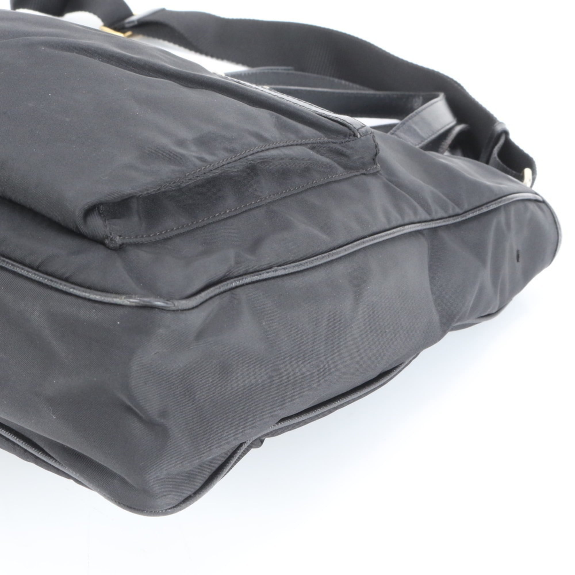 Prada Tessuto Nylon and Saffiano Leather 2-Way Shoulder Bag, Handbag, Tote Bag for Women