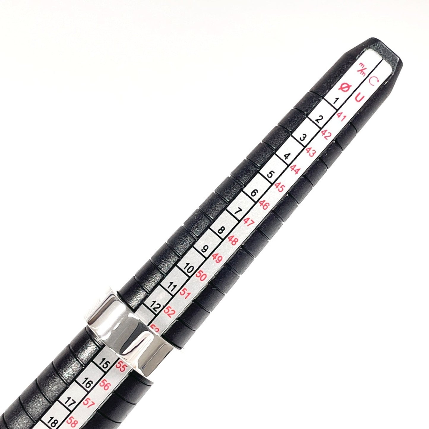 GUCCI Gucci Branded Cutout G Ring, Silver 925, Size 14, Silver, Women's, F4014017