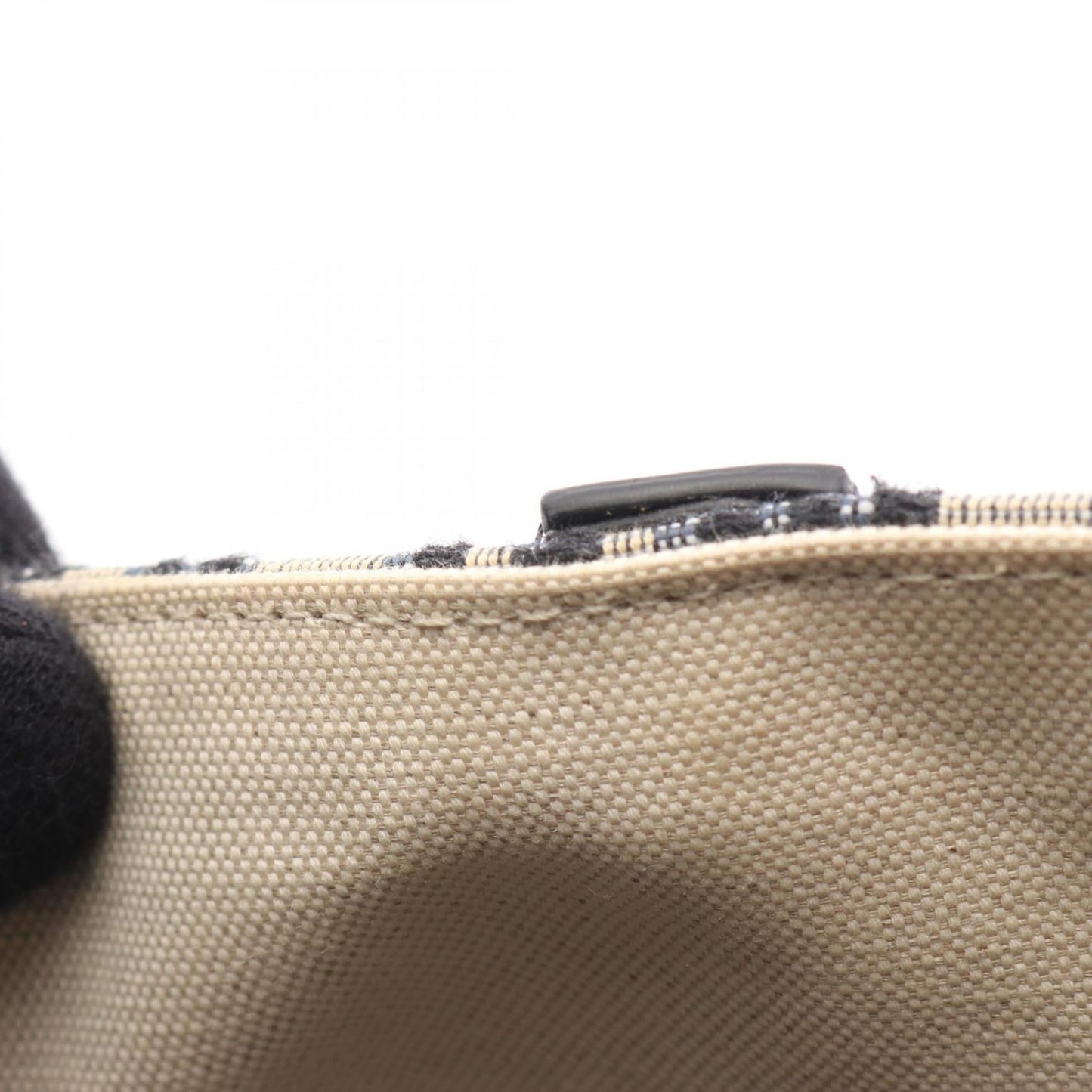 Christian Dior Dior Saddlebag, Oblique Jacquard Handbag, Canvas and Leather, Women's, Beige, Navy, Black