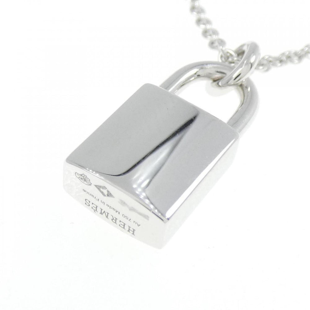 Hermes Amulet Padlock Necklace — Like New