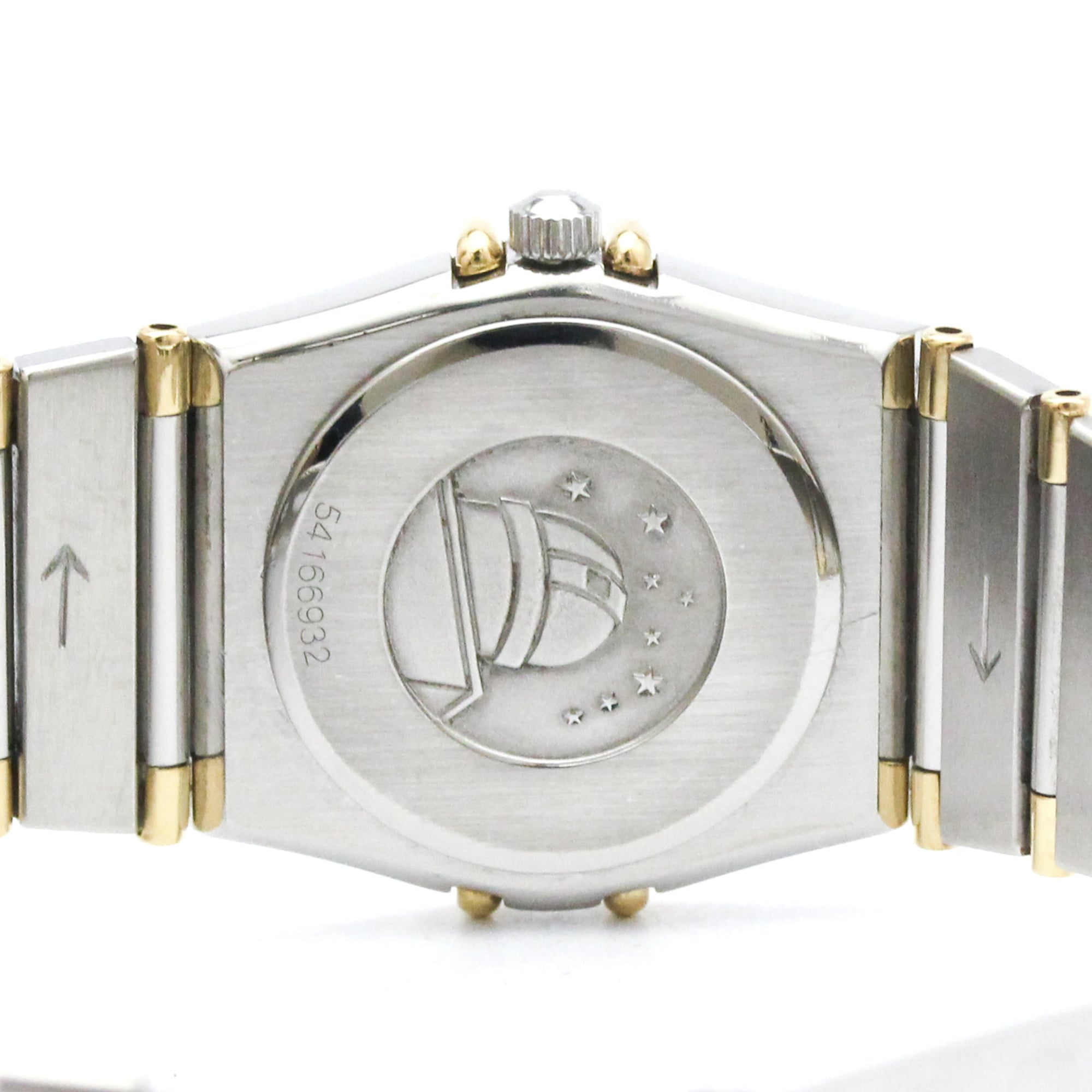 OMEGA Constellation 18K Gold Steel Ladies Watch 795.1080 Polished — Very Good