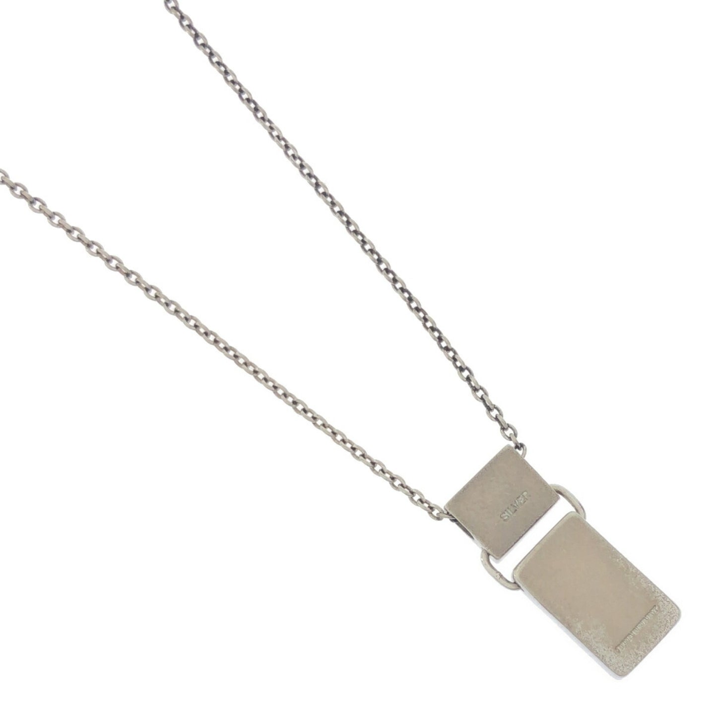 BURBERRY Nova Check Silver Necklace VINATGE AG925 SILVER Women's Mikunigaoka Store IT1VG19X6OQ0 RM0101V