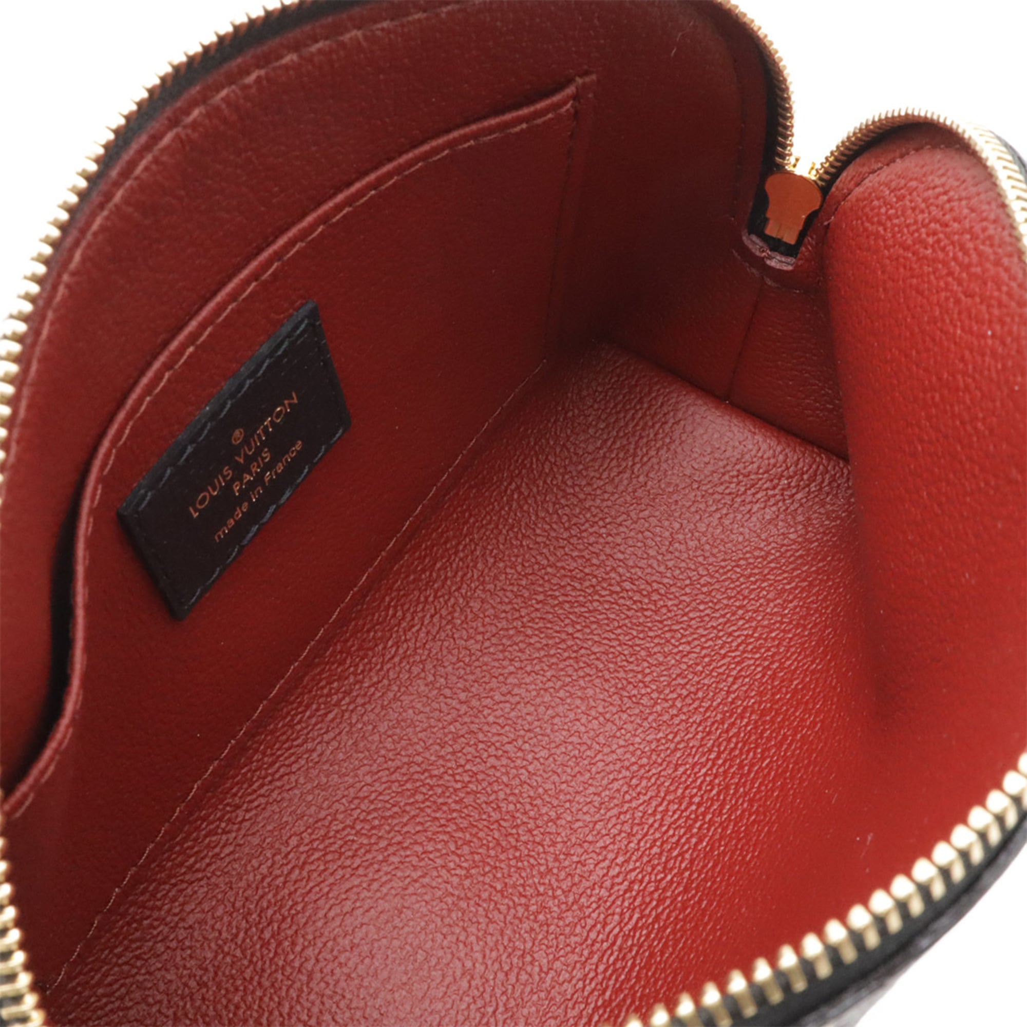 LOUIS VUITTON Louis Vuitton Monogram Empreinte Pochette Tick Bicolor Black Beige M59086 — Like New