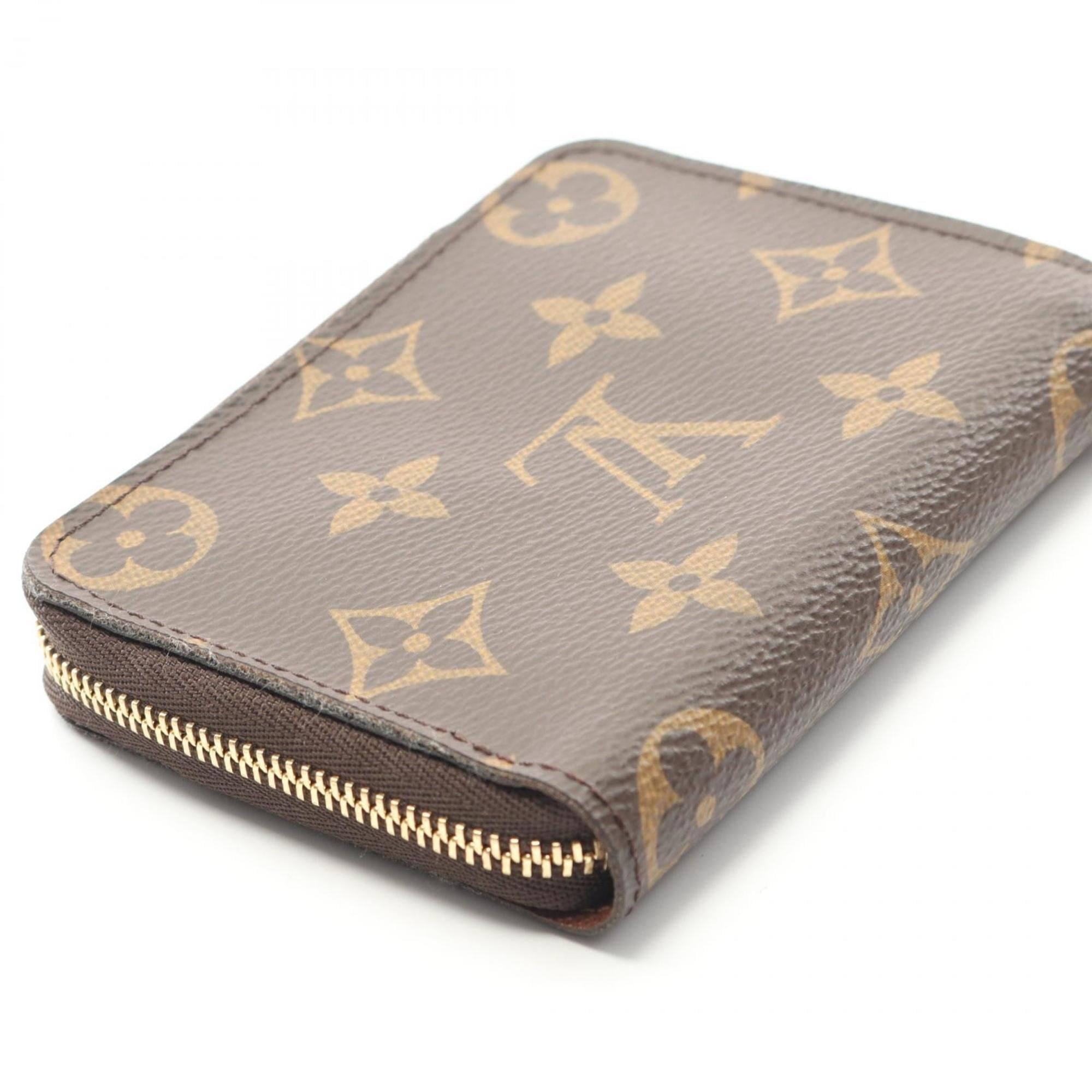 Louis Vuitton Zippy Coin Purse, Coated Canvas, Monogram, Women's, Brown, M60067