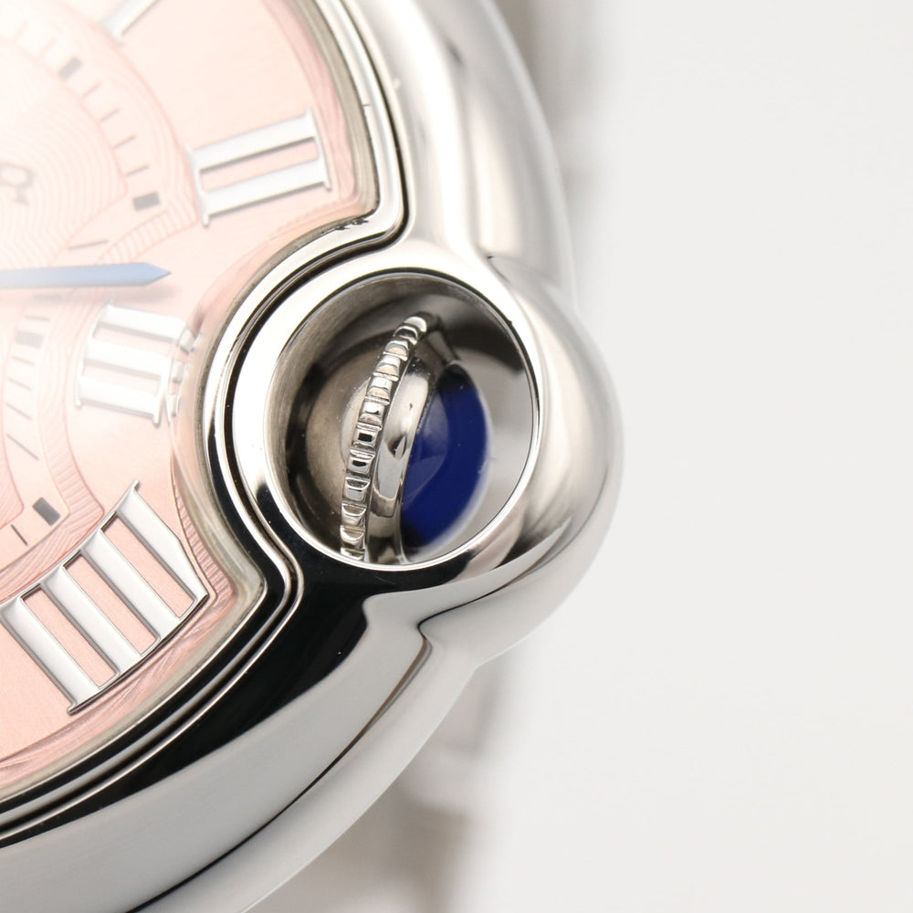 Cartier Ballon Bleu 33mm Watch, Stainless Steel, Ladies, Pink Tone, W6920100 — Very Good