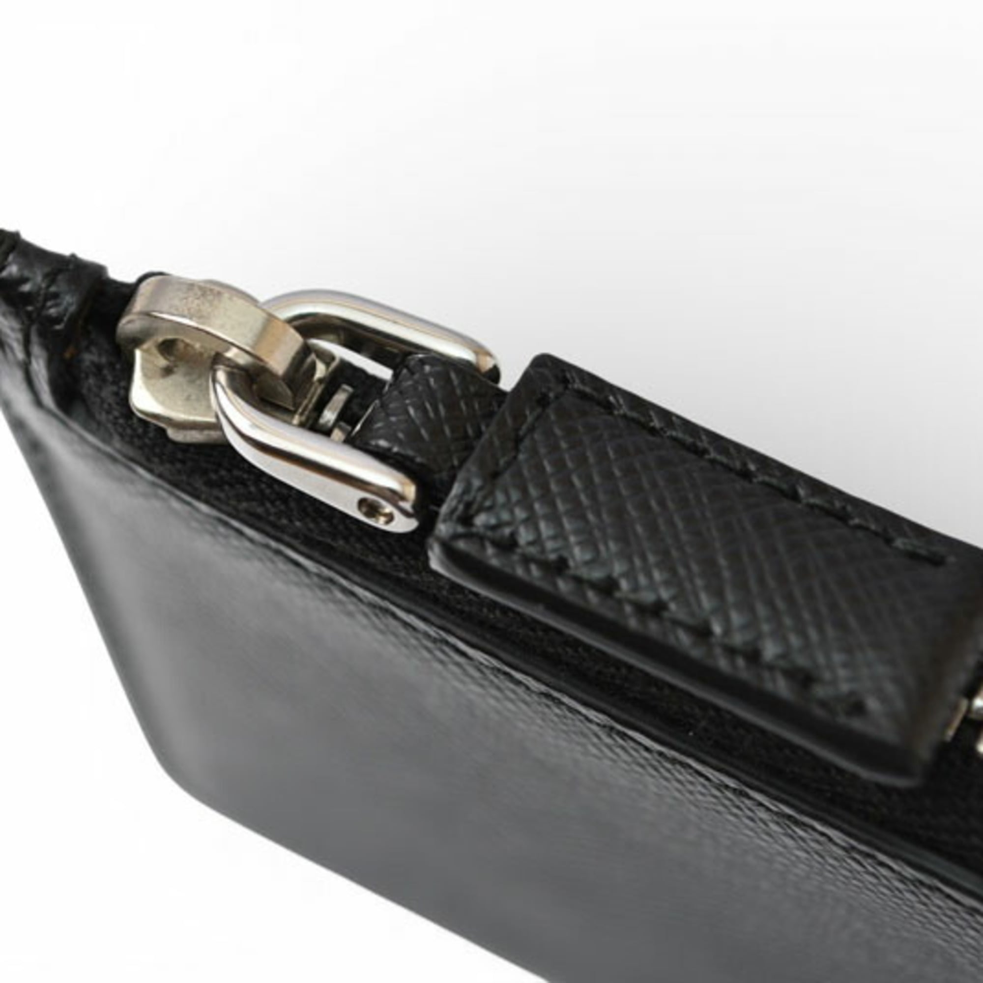 Prada Fragment Case, Card Coin Leather, Nero Black