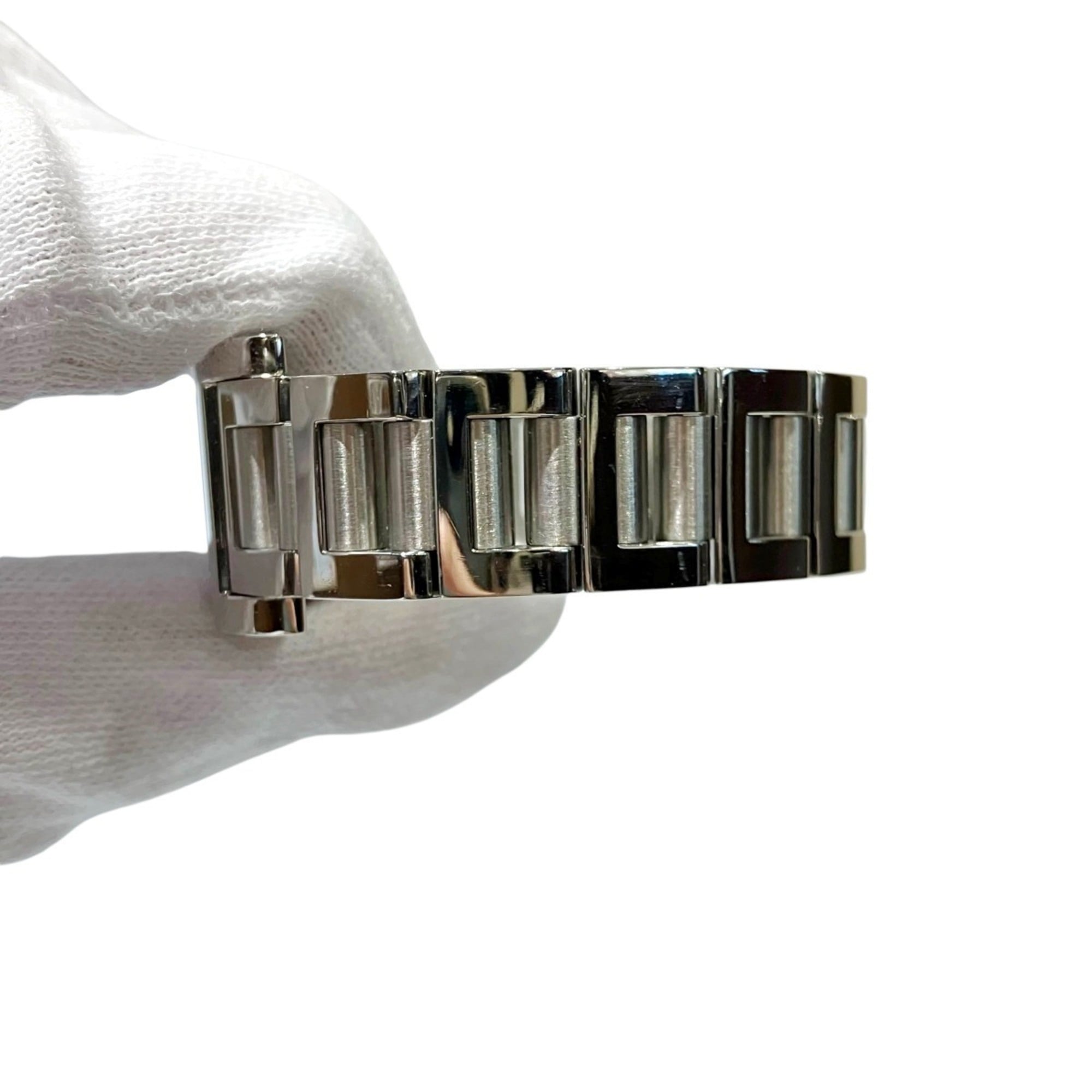 Bulgari BVLGARI watch, total weight 74g, stainless steel, quartz movement, white dial, RT39S — Good