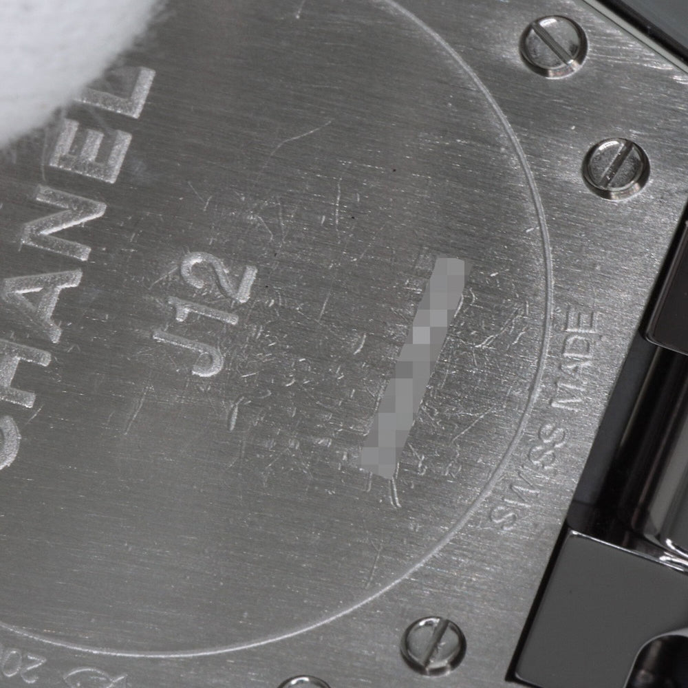 CHANEL H3241 J12 33mm Chromatic 12P Diamond Watch in Titanium Ceramic/Titanium Ceramic for Women — Very Good