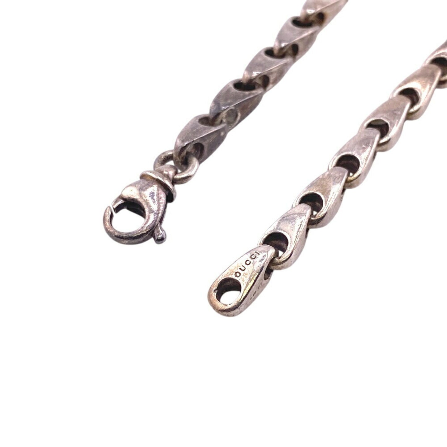 GUCCI Gucci Necklace High Chain Silver Women's