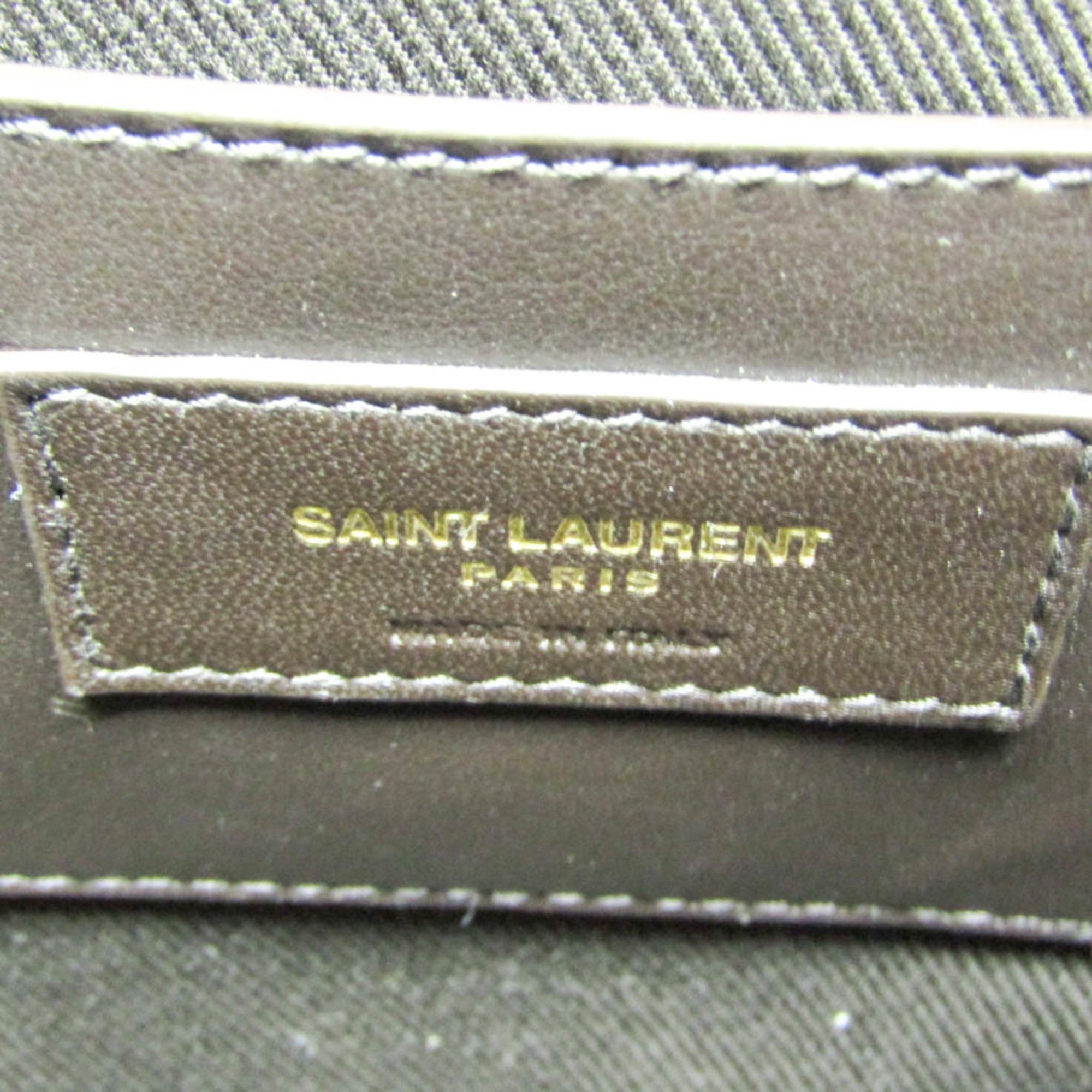 Yves Saint Laurent 675260 Women's Leather Shoulder Bag Brown — Like New
