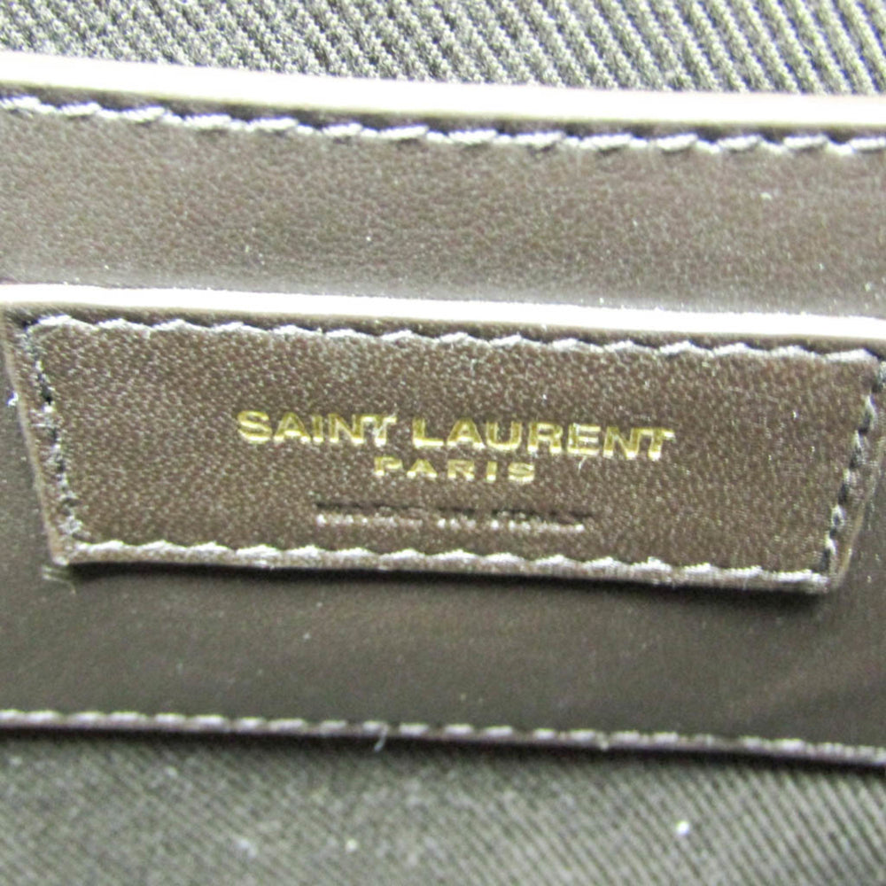 Yves Saint Laurent 675260 Women's Leather Shoulder Bag Brown — Like New
