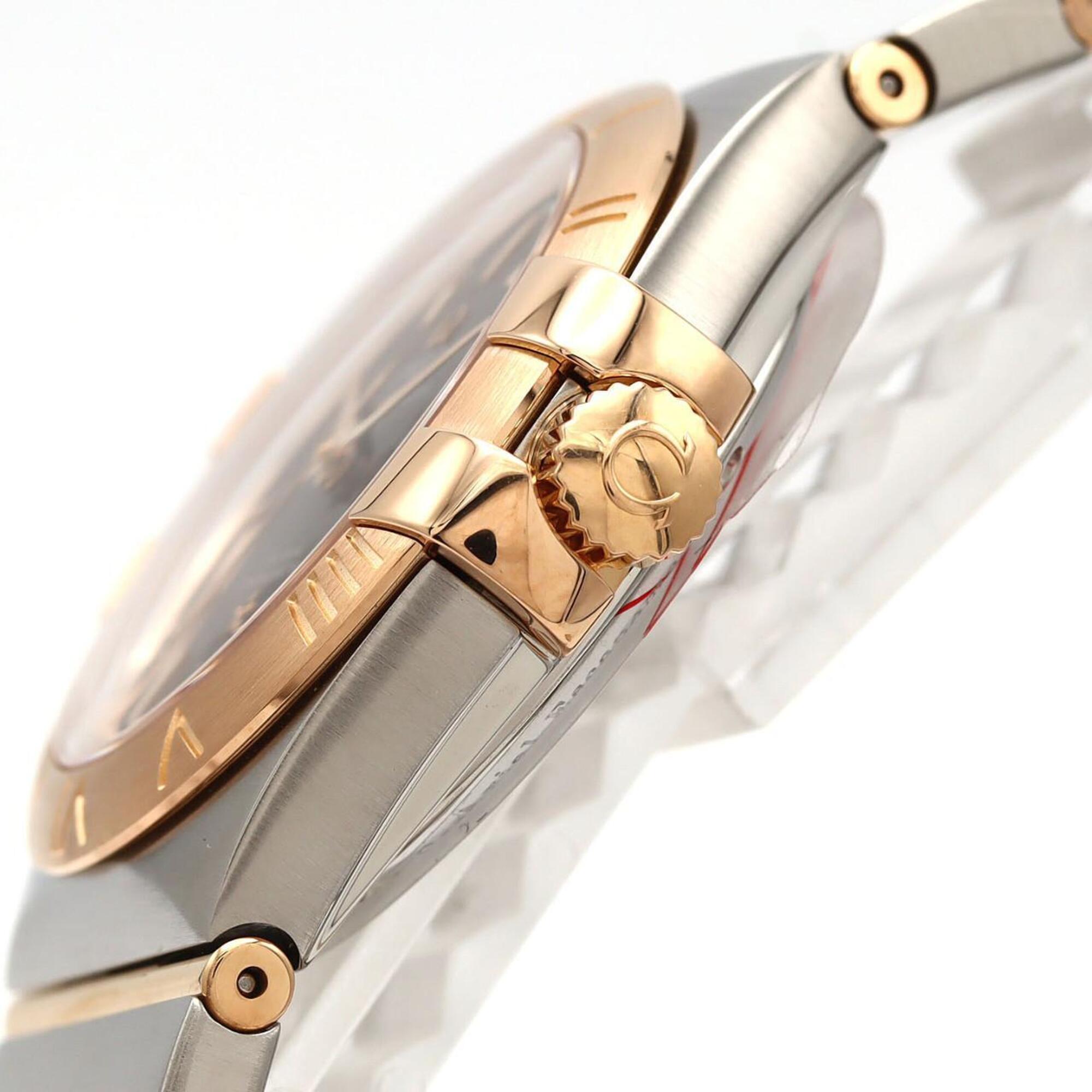 Omega Constellation Brushed RG Combination 123.20.35.20.06.002 SSxPG Automatic Watch — Very Good