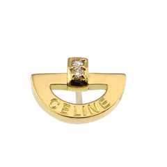 Celine CELINE Diamond 0.03ct Earring 18K YG Yellow Gold 750 Single Pierced — Like New