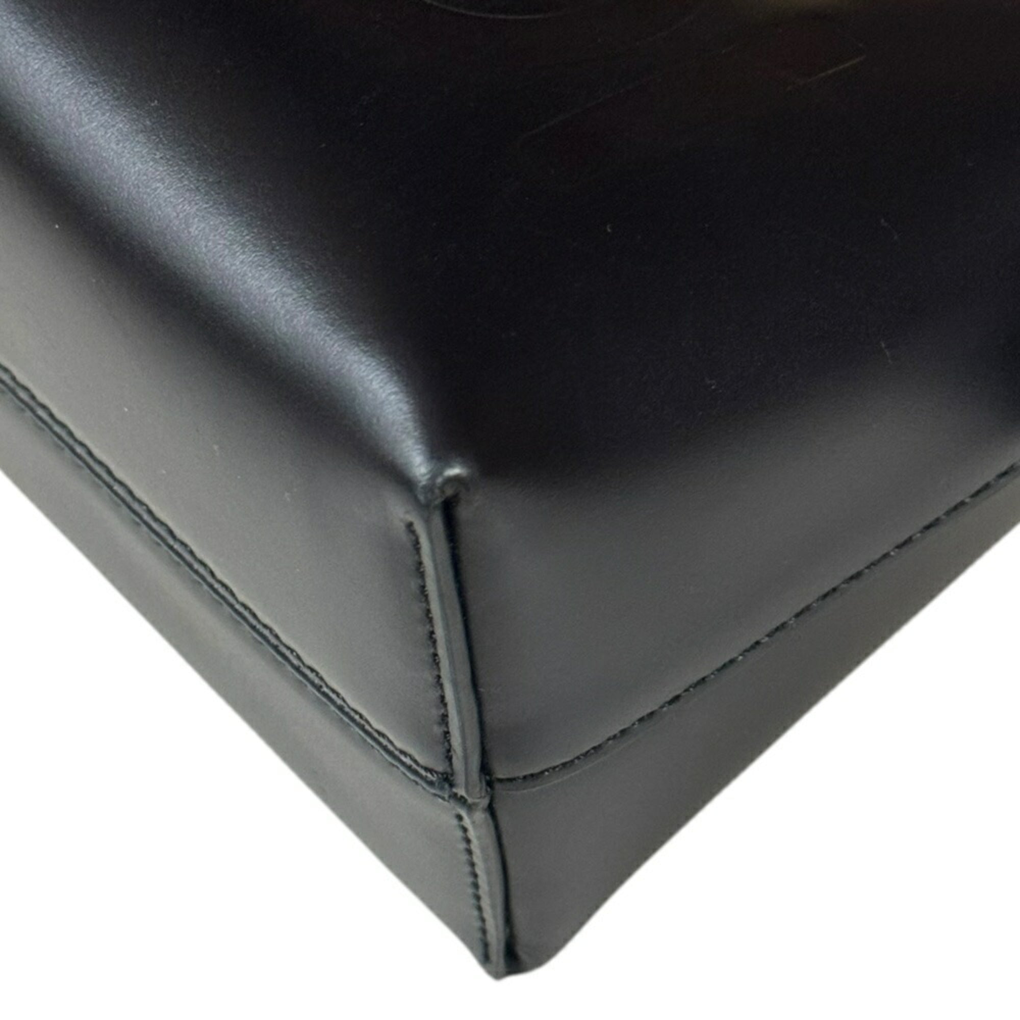 Fendi By The Way Shoulder Bag Leather 8BS067 Black Women's FENDI 2way