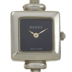 Gucci 1900L Stainless Steel Quartz Analog Watch with Black Dial for Women — Good