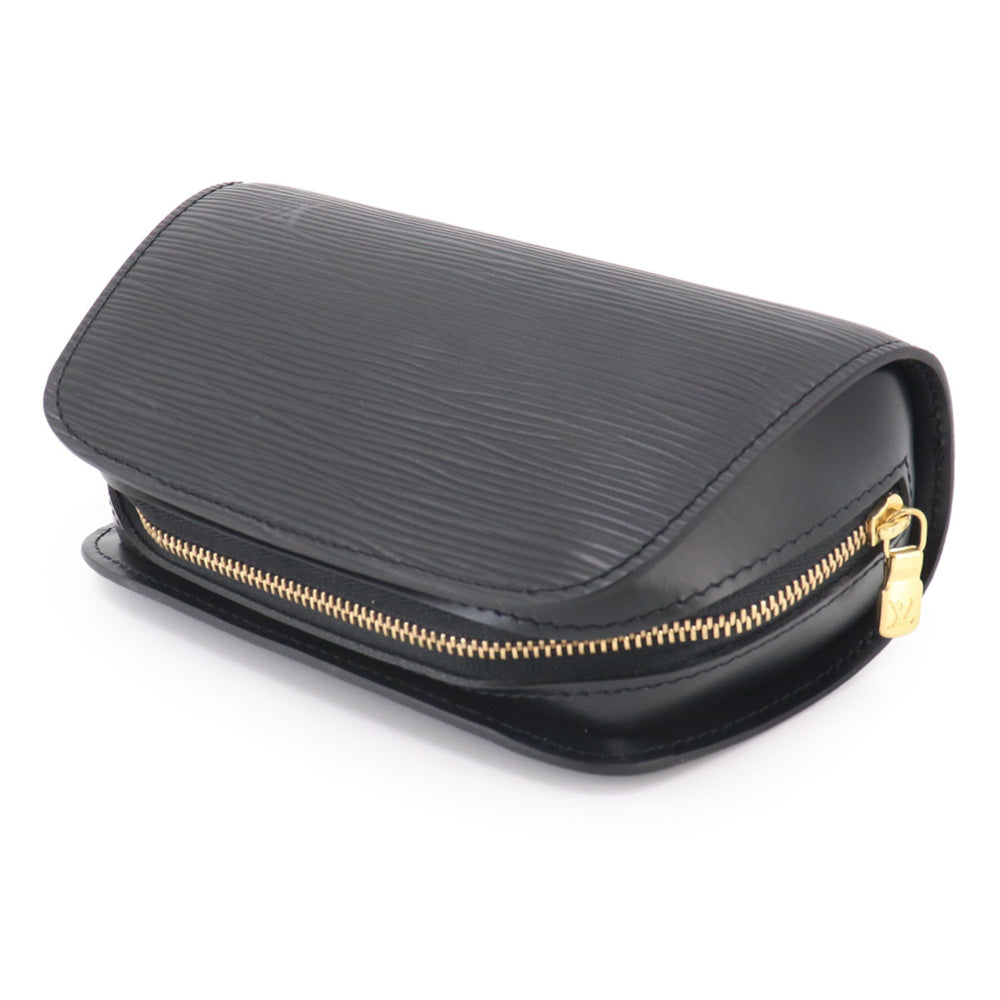 Louis Vuitton Dauphine PM Handbag Pouch, Epi Leather, Noir (M48442), Gold Hardware — New - Store Return